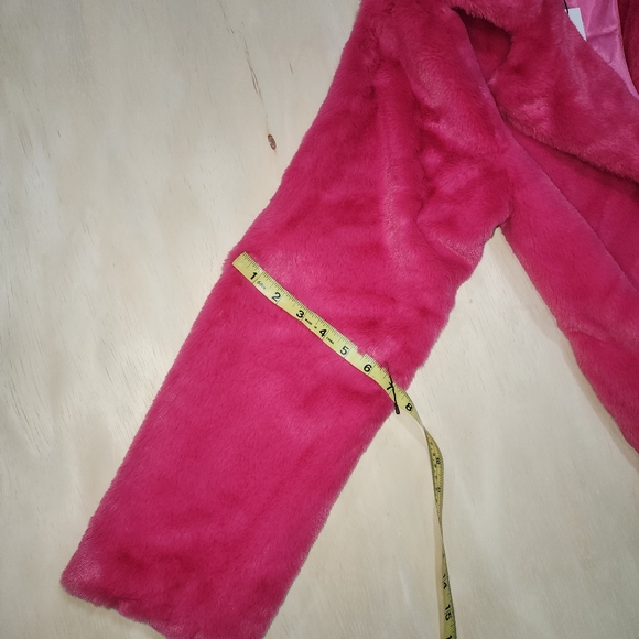 Vigoss Pink Faux Women Coat Size S - Picture 5 of 5